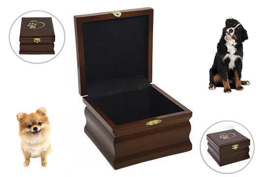 Pet Urn Jewel – Honey Marble - Dog copia